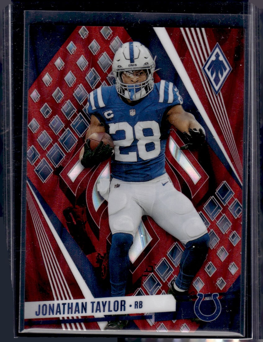 Jonathan Taylor Red Seismic /199 2023 Panini Phoenix #52 Indianapolis Colts (1 of 2)