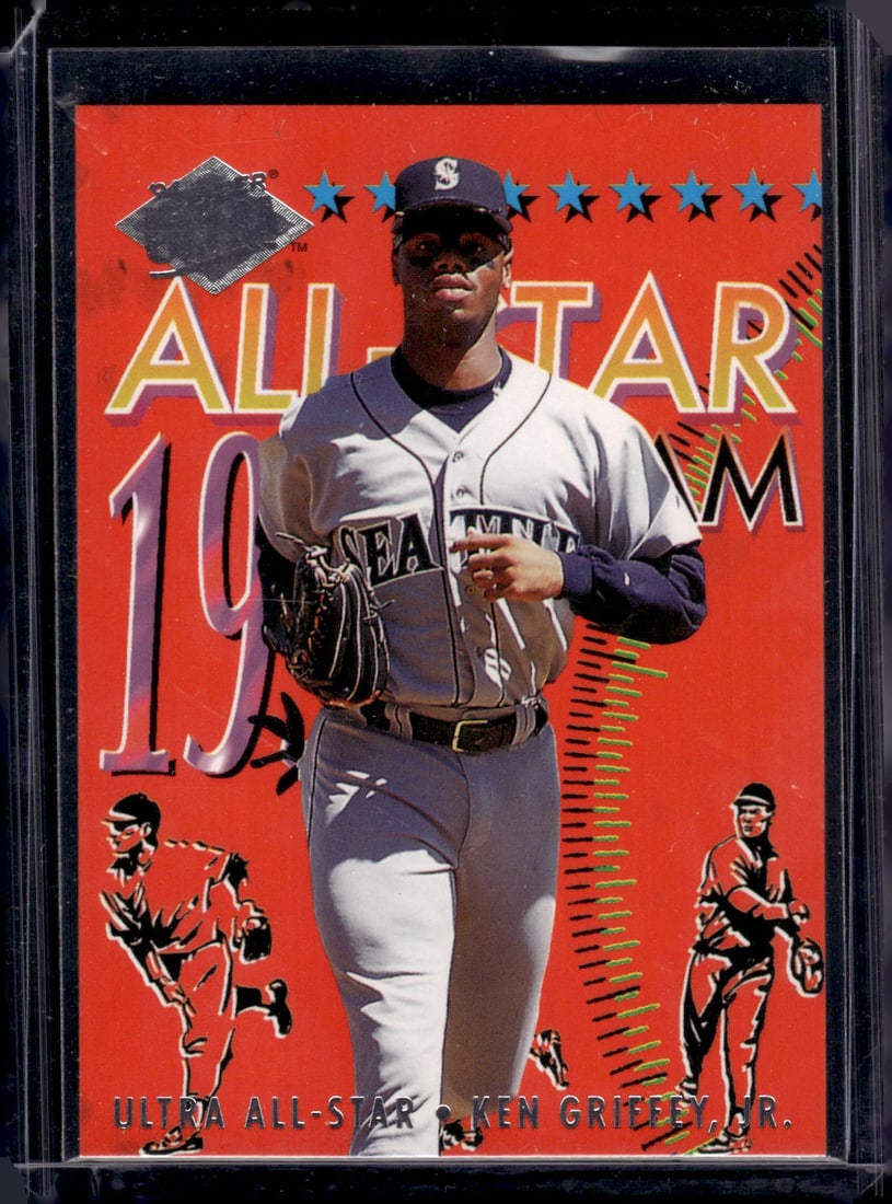 Ken Griffey Jr. All-Star Team 1994 Fleer Ultra #8 Seattle Mariners: Fleer Vintage Baseball MLB Trading & Sports Cards, Old Sports Cards for Sale Near Me, Auction Memorabilia Lots for Sale On Line, World Series & Hall of Fame Players
