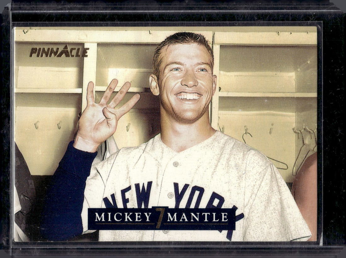 Mickey Mantle Series Slam 1992 Pinnacle #15 New York Yankees (1 of 2)