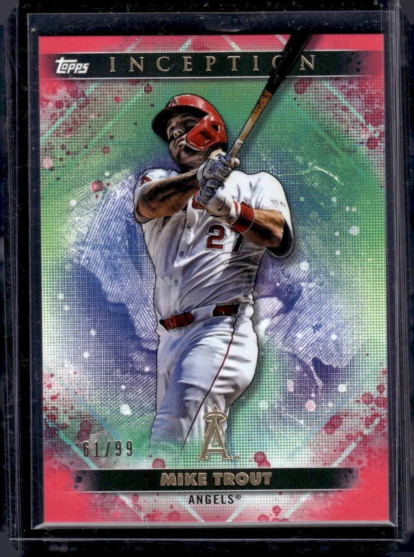 Mike Trout Magenta /99 2024 Topps Inception #27 Los Angeles Angels (1 of 2)
