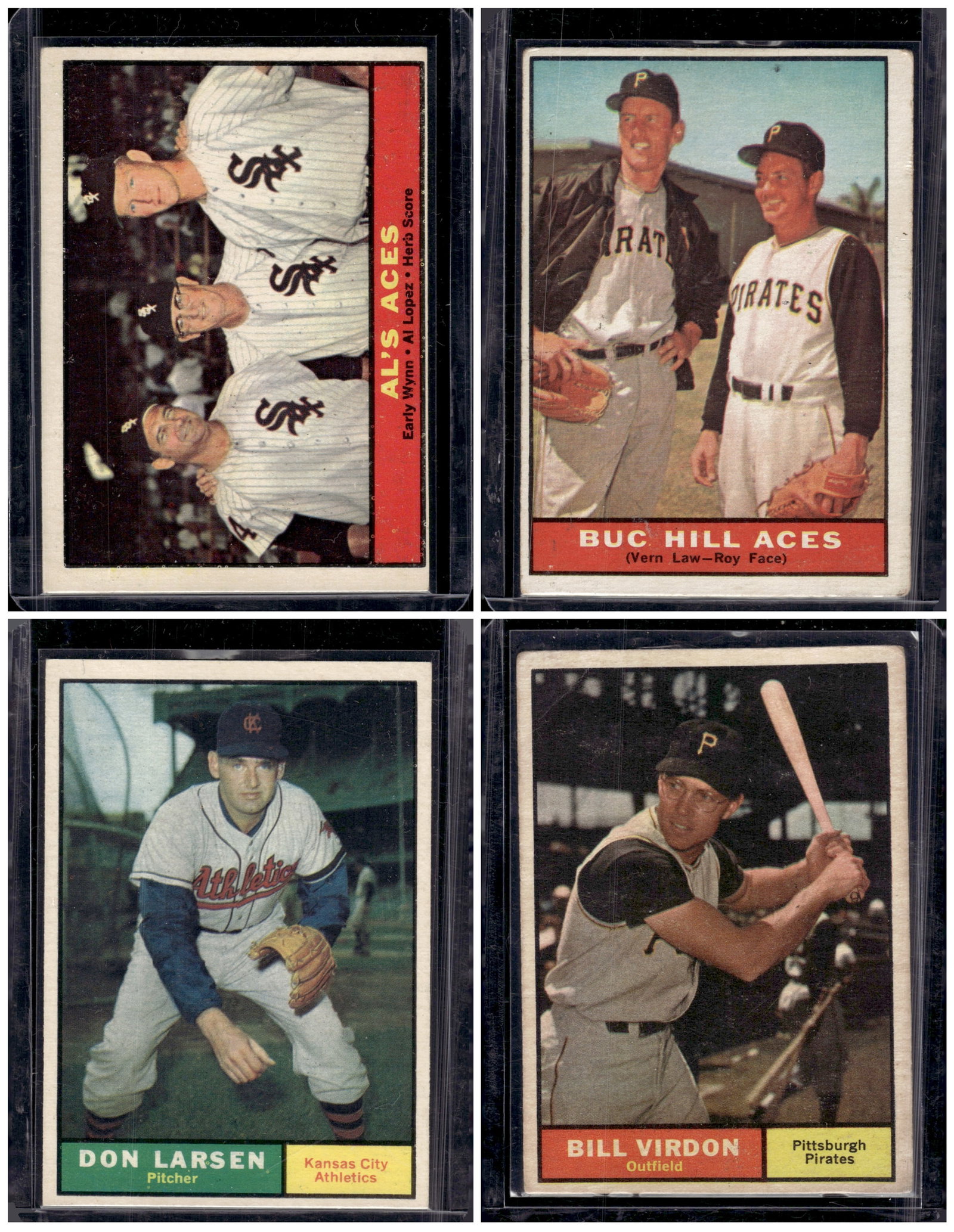 Lot of 4 1961 Topps Vintage Baseball Cards. All Different See Pics For Condition: Topps Baseball MLB Trading & Sports Cards, Sports Cards for Sale Near Me, World Series & Hall of Fame Players Memorabilia, Refractors, X-Fractors, Numbered, SP, SSP, Valuable Auction Memorabilia Lots 