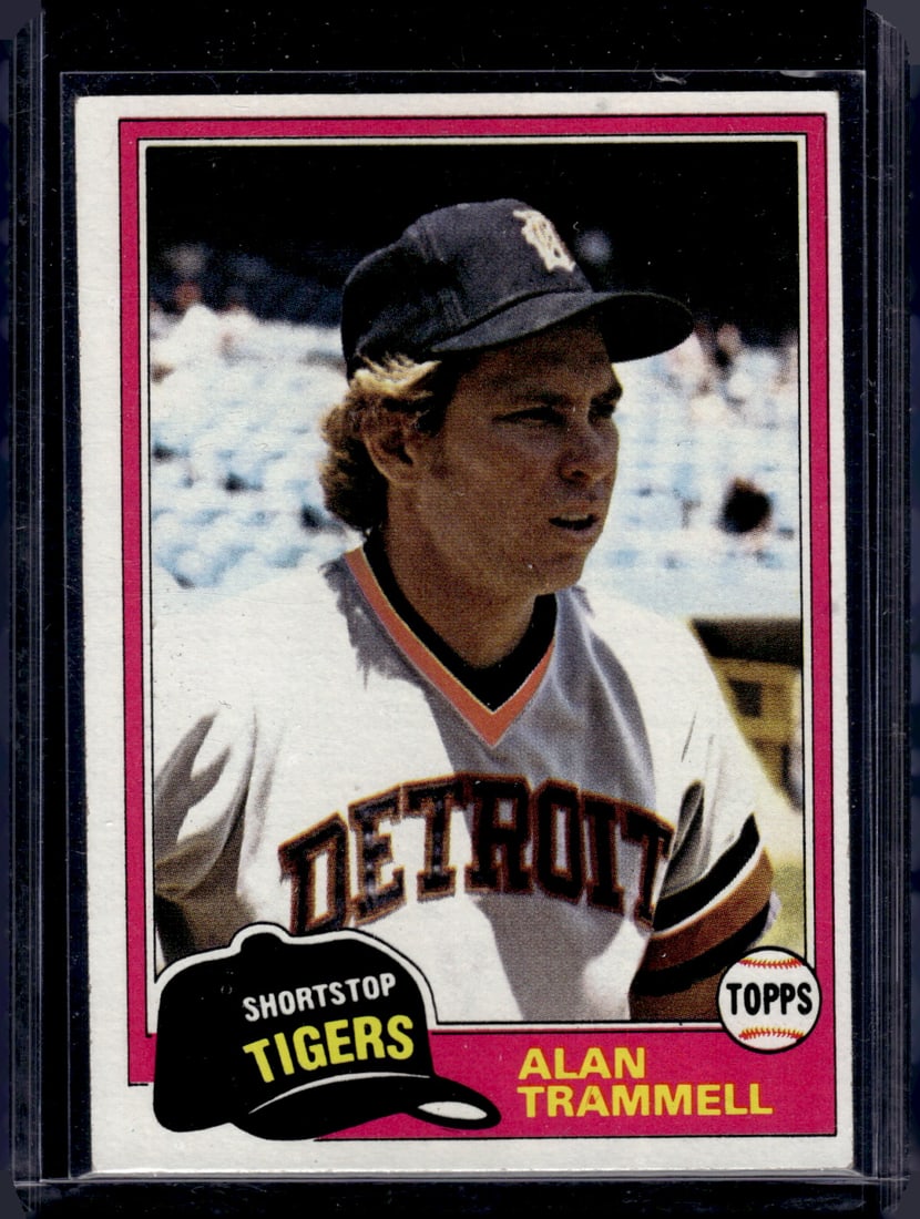 Alan Trammell 1981 Topps #709 Detroit Tigers: Topps Baseball MLB Trading & Sports Cards, Sports Cards for Sale Near Me, World Series & Hall of Fame Players Memorabilia, Refractors, X-Fractors, Numbered, SP, SSP, Valuable Auction Memorabilia Lots 