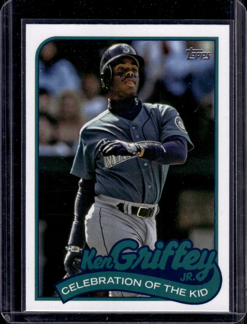Ken Griffey Jr. Celebration of the Kid 2024 Topps #KID-1 Seattle Mariners: Topps Baseball MLB Trading & Sports Cards, Sports Cards for Sale Near Me, World Series & Hall of Fame Players Memorabilia, Refractors, X-Fractors, Numbered, SP, SSP, Valuable Auction Memorabilia Lots 