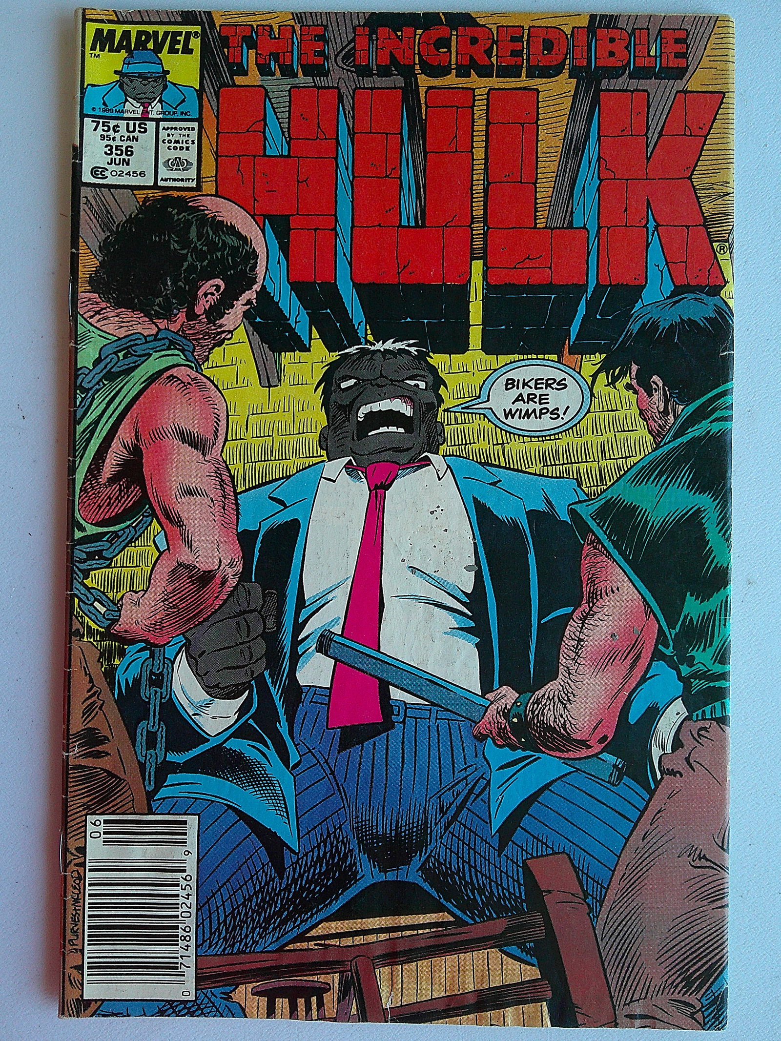 The Incredible Hulk Vintage Marvel Comic Book: 1989 #356 Volume #1 (1 of 5)