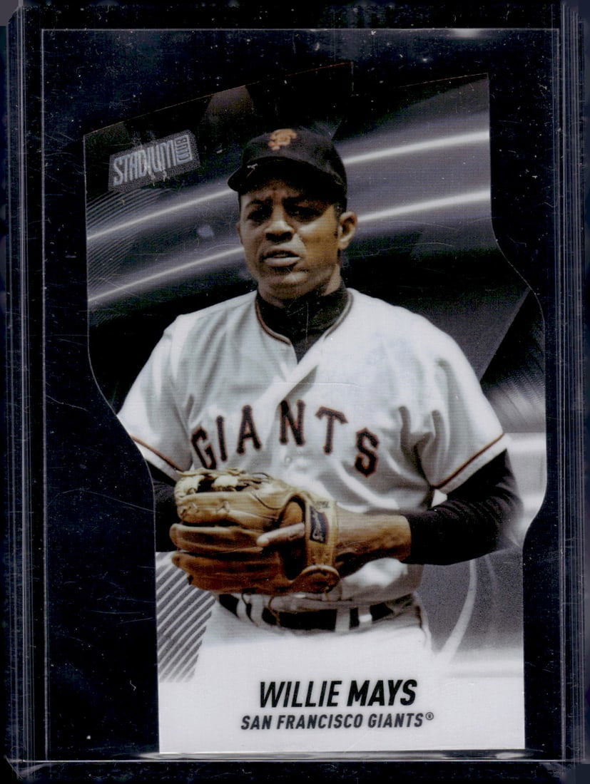 Willie Mays Die Cut 2022 Topps Stadium Club #T-4 San Francisco Giants (1 of 2)