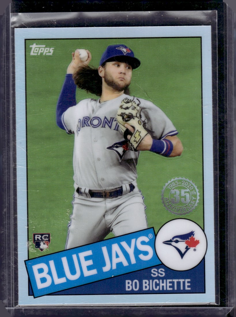 Bo Bichette Rookie Card 35th Anniversary Refractor 2020 Topps Chrome #85TC-2 Blue Jays (1 of 2)
