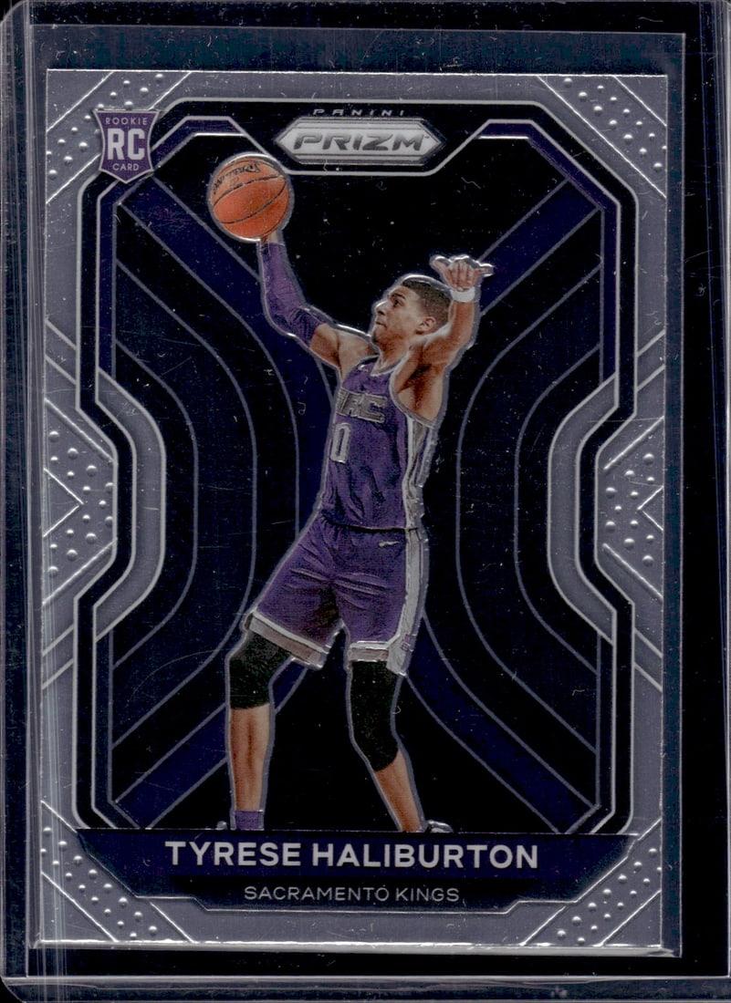 Tyrese Haliburton Rookie Card 2020-21 Panini Prizm #262: Panini Select, Prizm, Mosaic, Contenders, Revolution, Phoenix, NBA Hoops, Rookie NFL Sports Trading Cards, Silver, SP, SSP, Wave Prizms, Numbered Cards, Basketball sports Cards for Sale Near Me, NBA C
