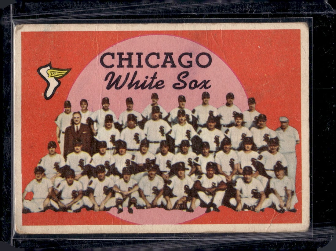 Chicago White Sox Team Card 1959 Topps #94 Vintage Baseball Card (1 of 2)