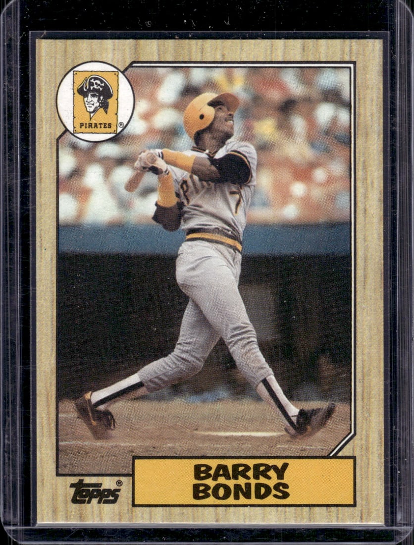 Barry Bonds Rookie Card 1987 Topps #320 Pittsburgh Pirates (1 of 2)