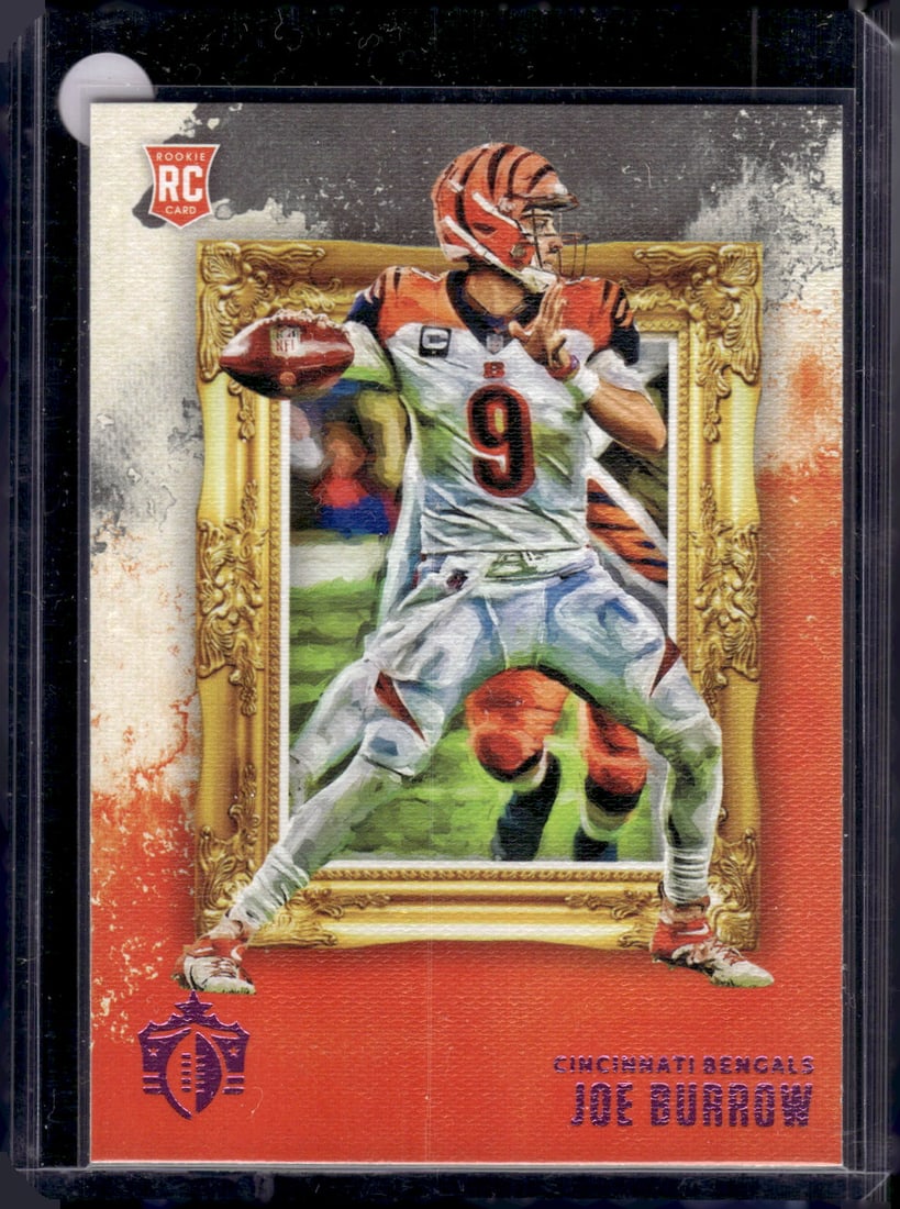 Joe Burrow Rookie Card Pink 2020 Chronicles Gridiron Kings #GK-1 Bengals: Panini Select, Prizm, Mosaic, Contenders, Zenith, Phoenix, Illusions, Absolute, Rookie NFL Sports Trading Cards, SP, SSP, Cards, Football Cards for Sale Near Me, Superbowl & Hall of Fame Player Cards,