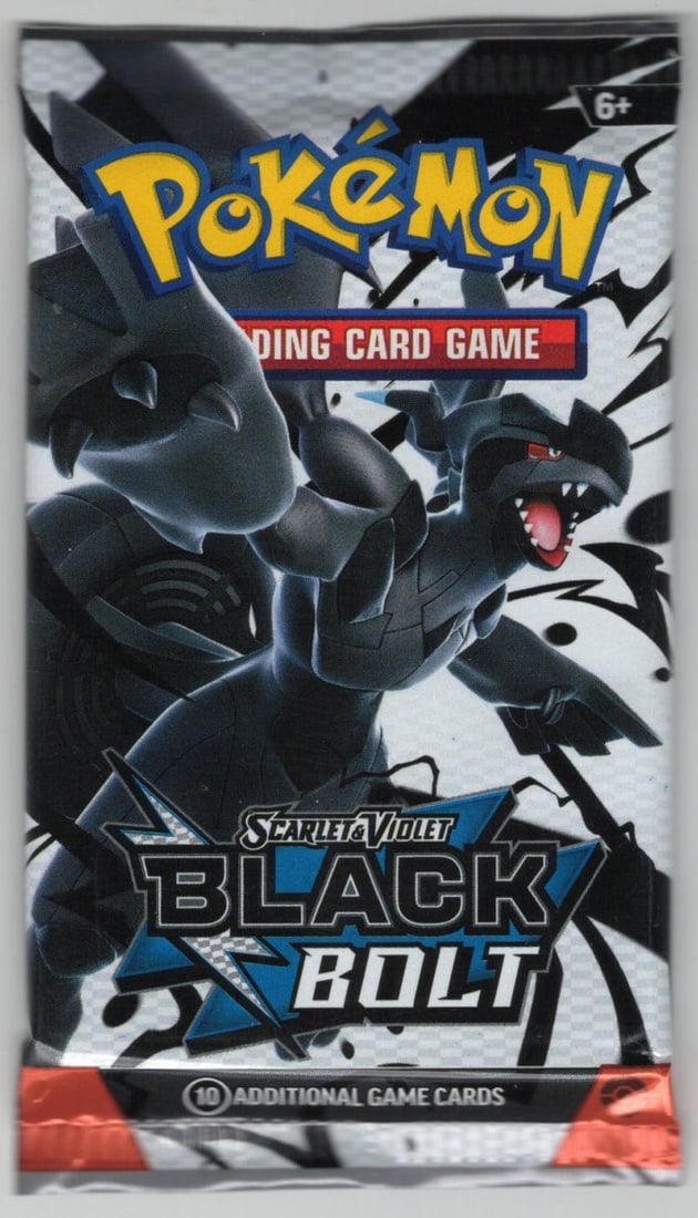 2025 Pokemon Scarlet & Violet Black Bolt 10 Card Booster Pack Charizard: Pokemon Trading Card Game Cards, Charizard, Pikachu, Mewto, EX, Referse Holo, Holo Rare Cards, Secret Rare Cards, Full Art Cards, Evee, 3 Stars Ultra Rare Cards, Double Rare, Illustration Rare, Specia