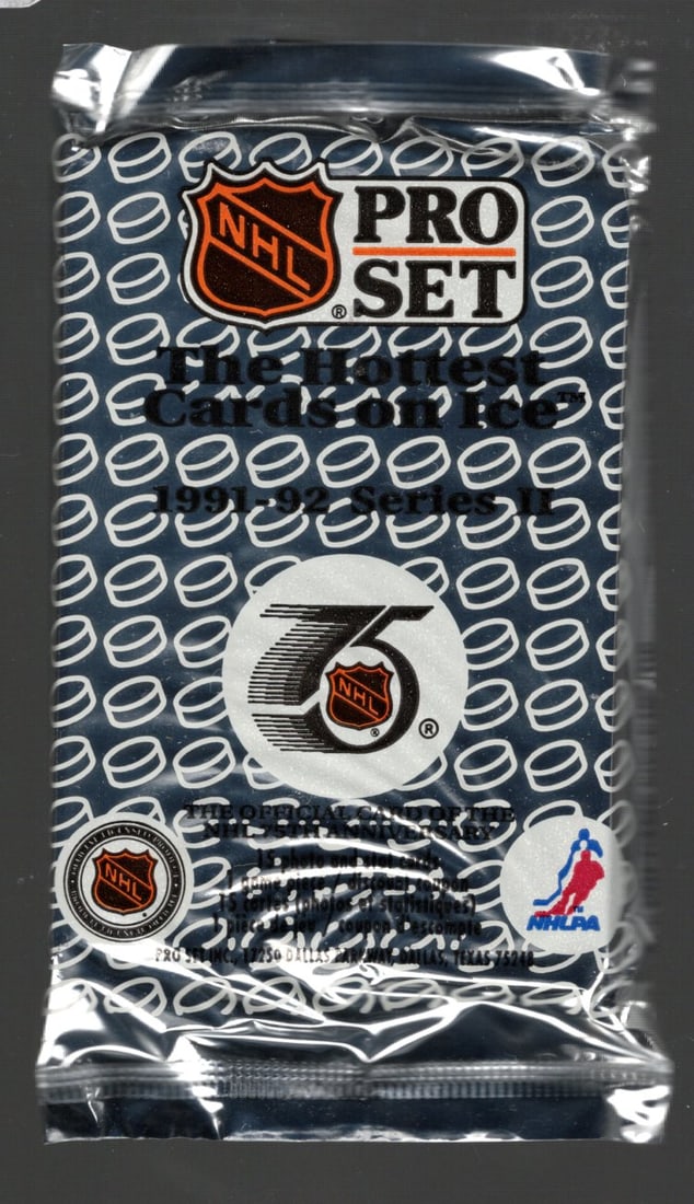 1991-92 Pro Set Series 2 Vintage Hockey Card Factory Sealed Retail Box Pack Sports Cards: Pro Set Vintage Hockey NHL Trading & Sports Cards, Brett Hull, Ray Bourque, Patrick Roy, Mario Lemieux, Wayne Gretzky, Sports Cards for Sale Near Me, Auction Lots for Sale on Line, Stanley Cup Winners