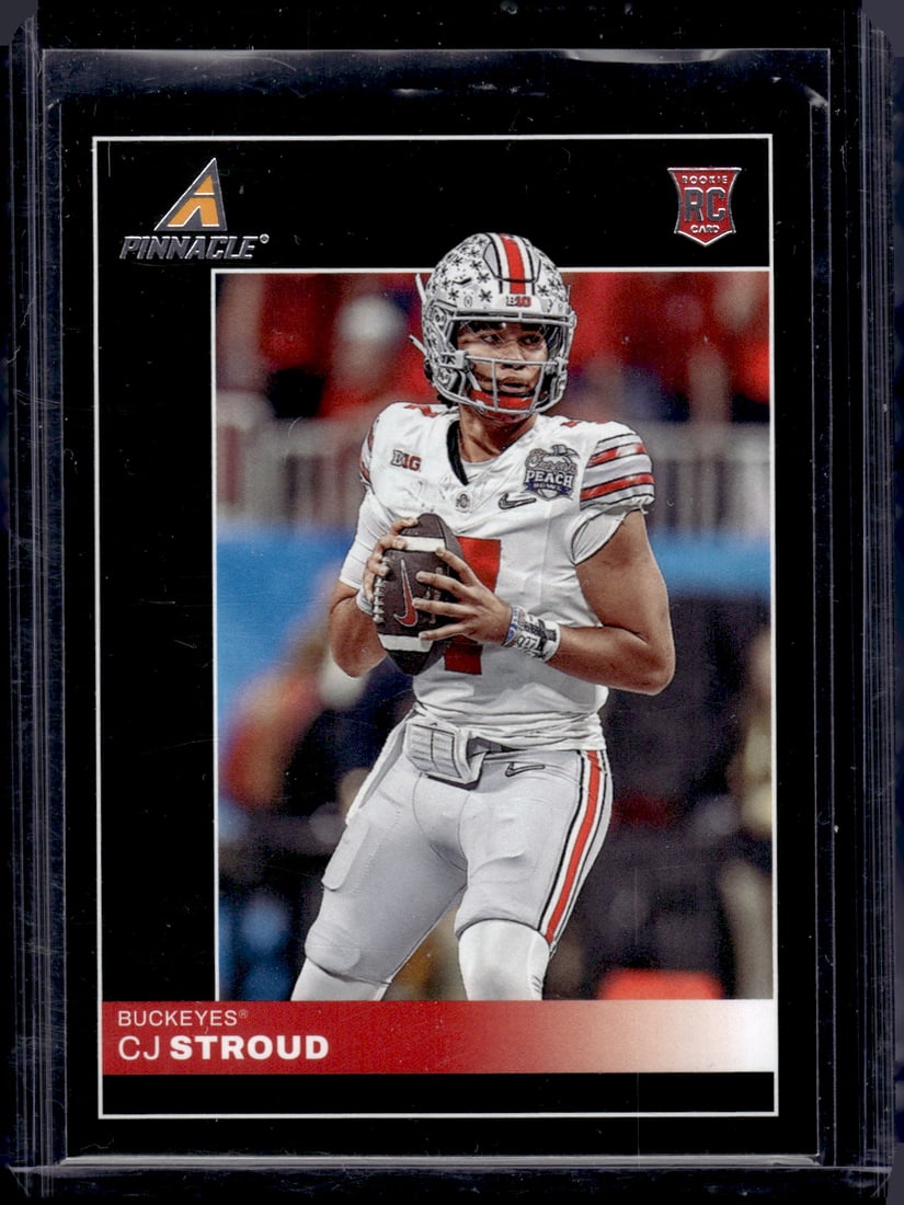 Cj Stroud Rookie Card 2023 Chronicles Pinnacle Draft Picks #2 Ohio State Buckeyes (1 of 2)