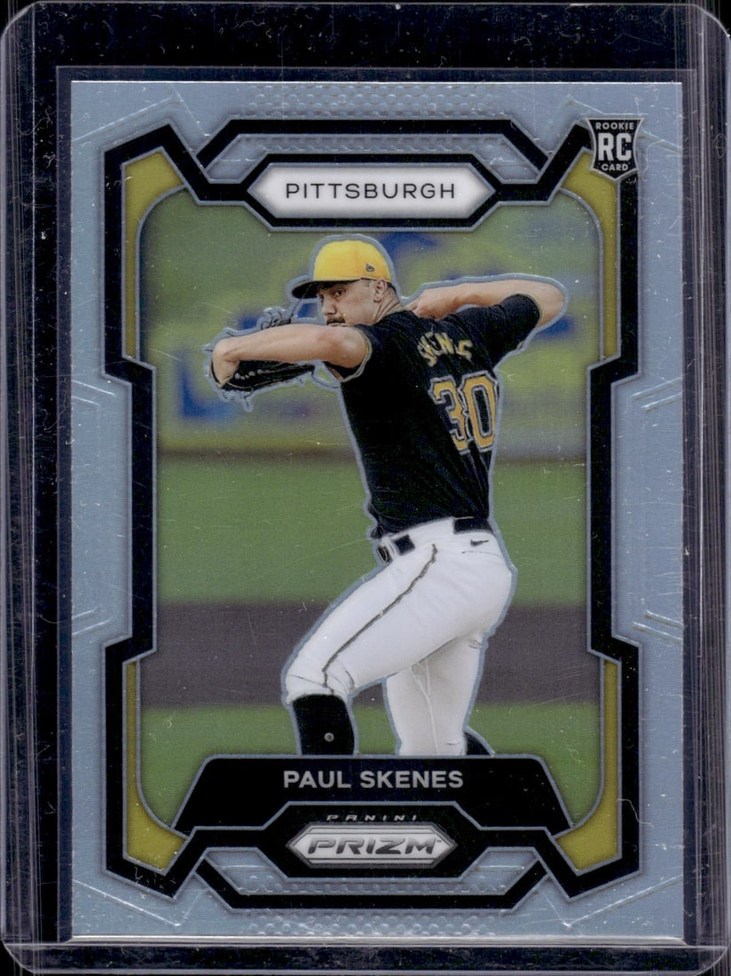 Paul Skenes Rookie Card Silver Prizm 2024 Panini Prizm #118 Pittsburgh Pirates Baseball Card (1 of 2)
