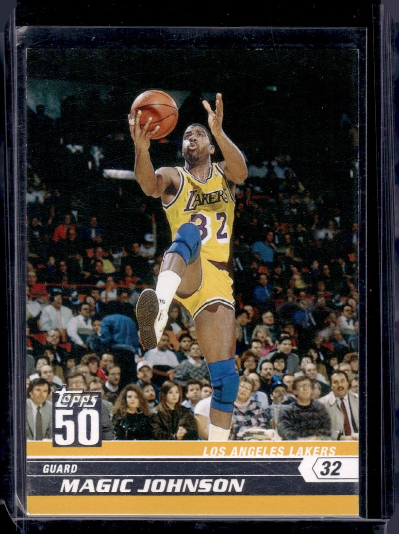 Magic Johnson 2008 Topps #19 Los Angeles Lakers (1 of 2)