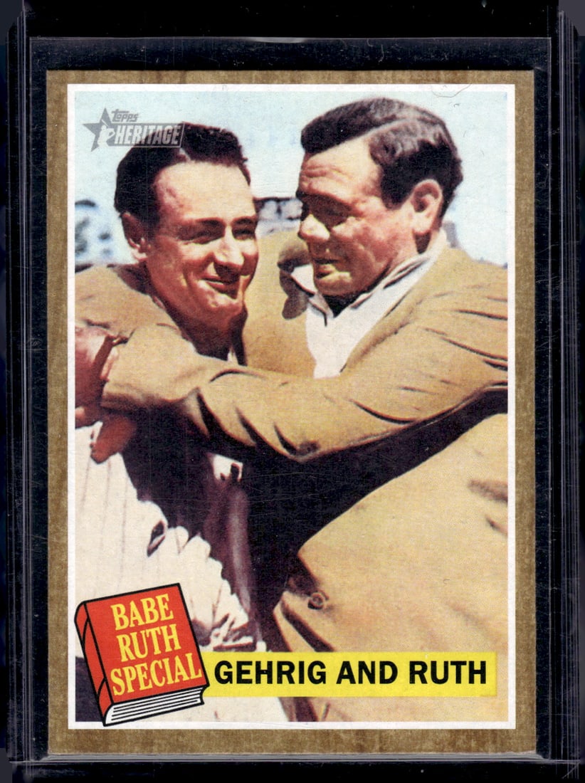 Gehrig & Ruth Babe Ruth Special 2011 Topps Heritage #140 (1 of 2)