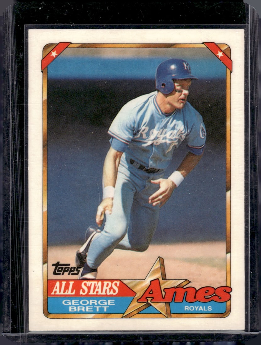 George Brett All Stars 1990 Topps Ames #2 Kansas City Royals: Topps Baseball MLB Trading & Sports Cards, Sports Cards for Sale Near Me, World Series & Hall of Fame Players Memorabilia, Refractors, X-Fractors, Numbered, SP, SSP, Valuable Auction Memorabilia Lots 