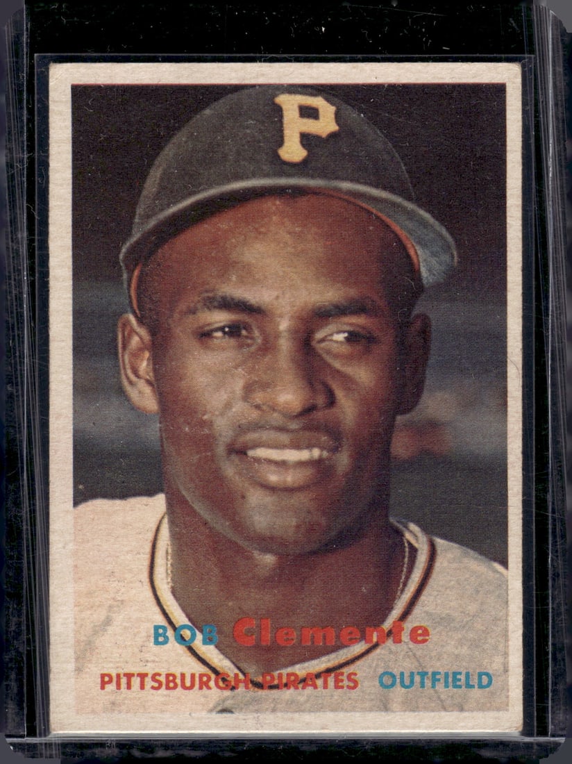 Roberto Clemente 1957 Topps #76 Pittsburgh Pirates Vintage Baseball Card (1 of 2)