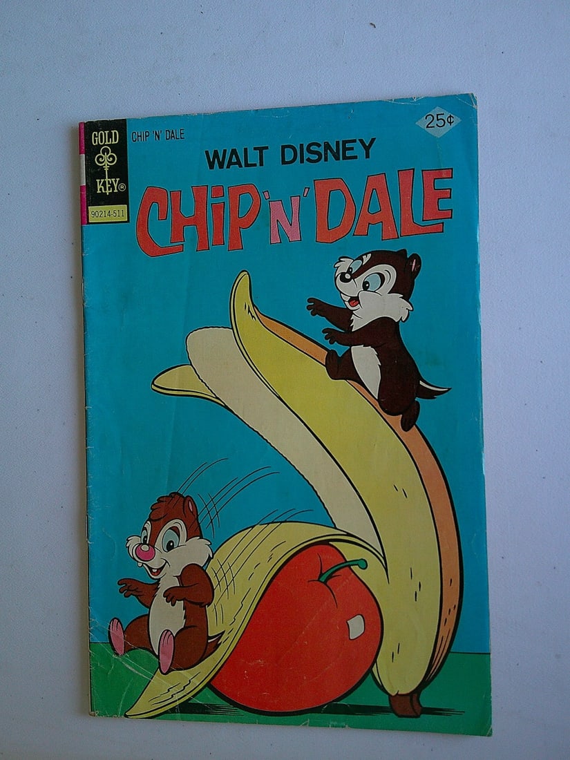 Walt Disney's Chip N' Dale Vintage Gold Key Comic Book: 1975 #36, Wonderful World of Disney (1 of 6)
