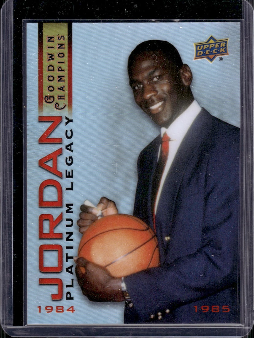 Michael Jordan Platinum Legacy 2021 Upper Deck Goodwin Champions #MJP-1 Chicago Bulls (1 of 2)
