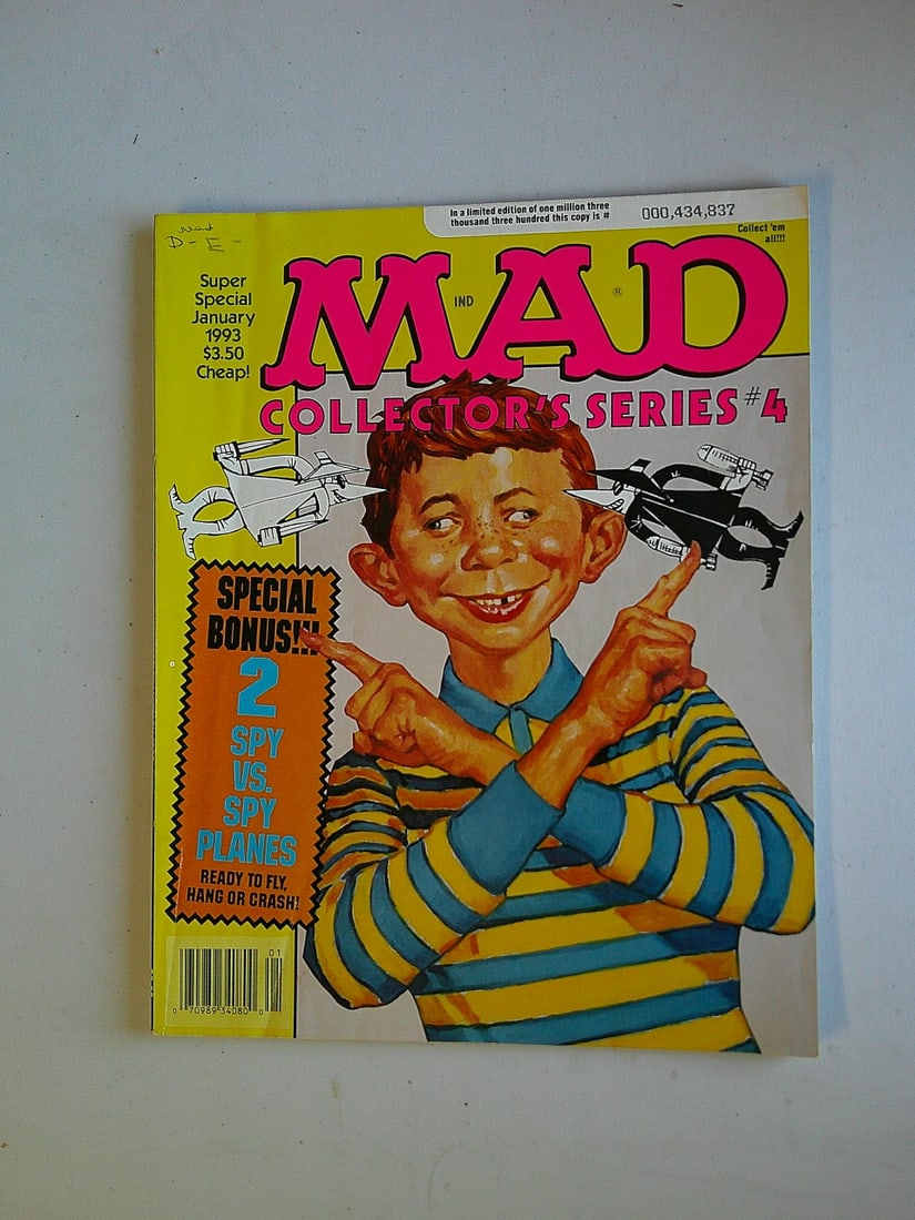 Mad Magazine Vintage Comic Magazine: 1993 Super Special Collector's Series #4 (1 of 5)
