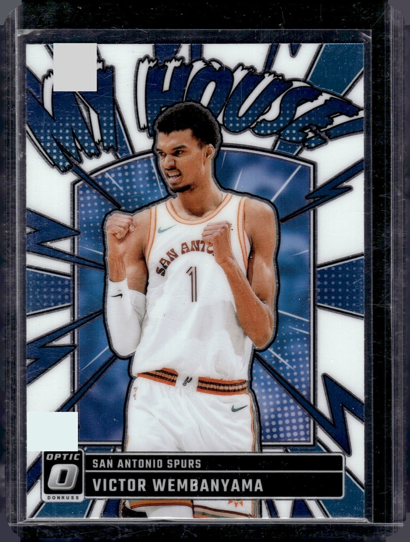 Victor Wembanyama My House 2024-25 Donruss Optic #19 San Antonio Spurs: Donruss Optic Basketeball NBA Sports & Trading Cards, SP, SSP, NBA Championship & Hall of Fame Player Cards, Valuable Auction Memorabilia Lots Sold On Line, Sports Cards for Sale Near Me