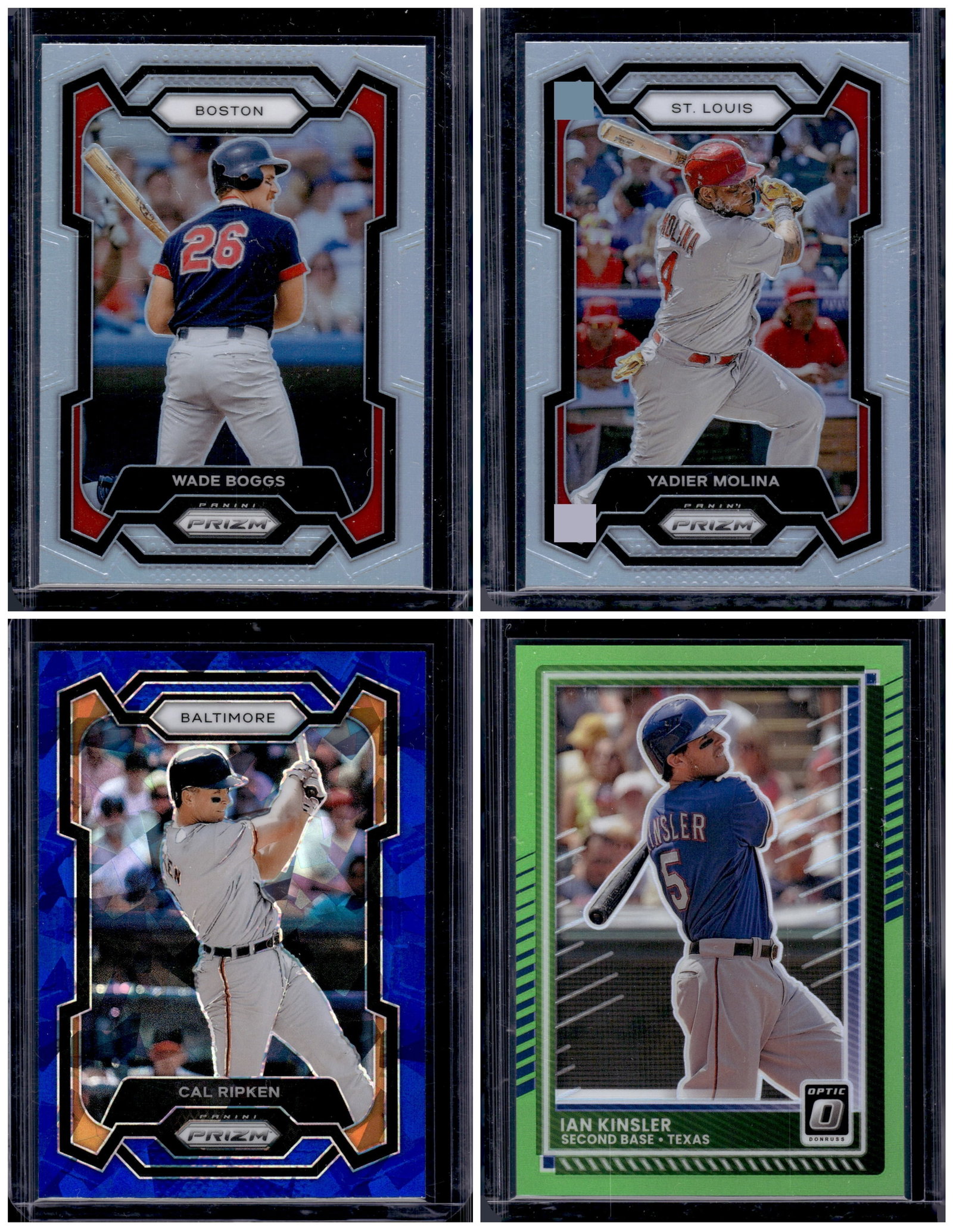 Lot of 4 Baseball Prizms & Cracked Ices. Donruss Optic & Panini Prizm. See Pictures: Panini Baseball MLB Trading & Sports Cards, Sports Cards for Sale Near Me, Prizm, Mosaic, Select, SP, SSP, Auction Memorabilia Lots for Sale On Line, World Series & Hall of Fame Players