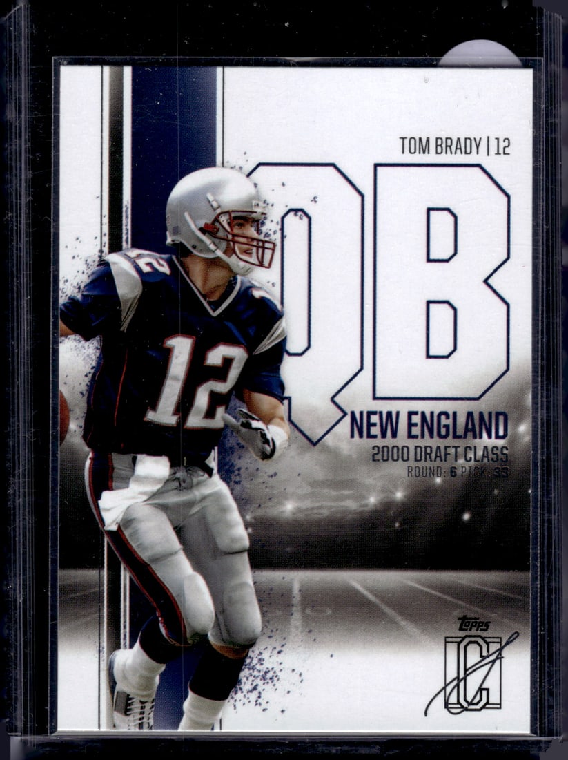 Tom Brady 2024 Topps Signature Class #33 Patriots: Topps Football NFL Trading Sports Cards, Sports Cards for Sale Near Me, Super Bowl & Hall of Fame Player Cards, Resurgence, Composite, SP, SSP, Valuable Auction Memorabilia Lots For Sale On Line