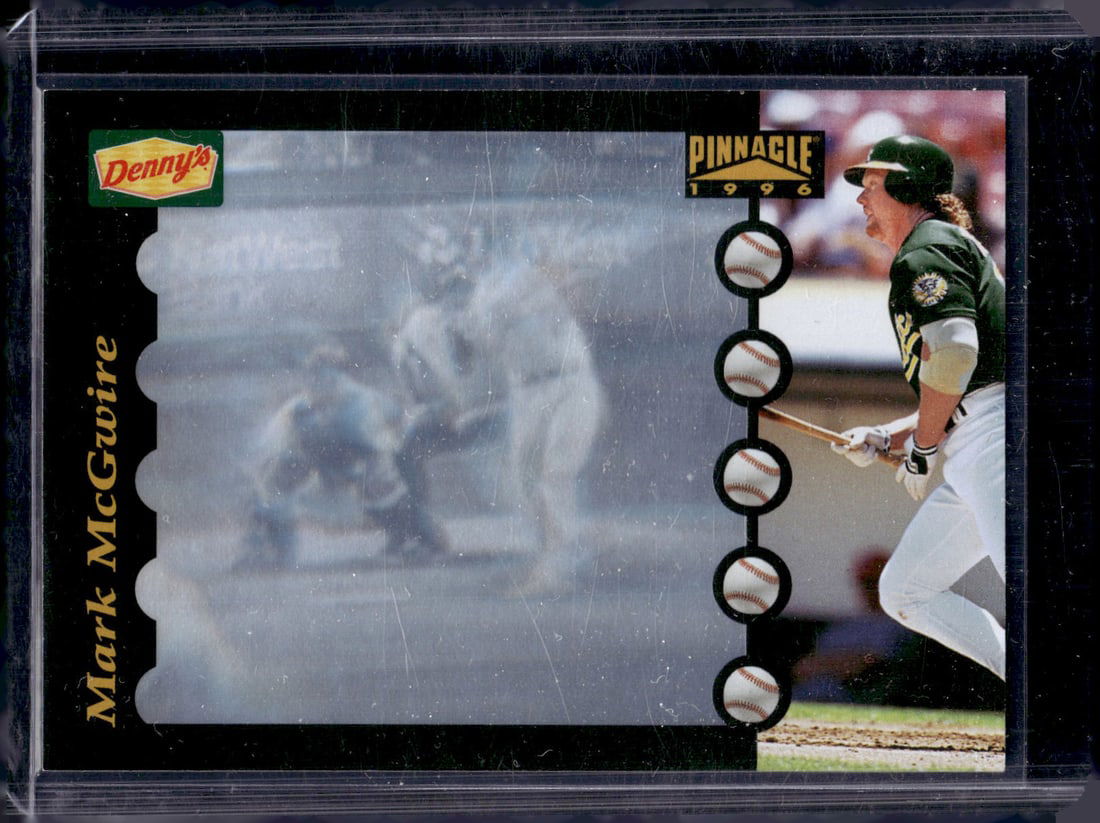 Mark McGwire Denny's Hologram 1996 Pinnacle #25 Oakland A's (1 of 2)