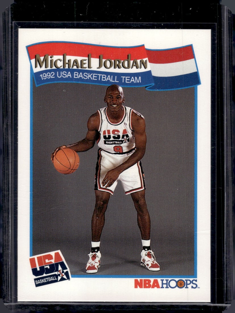 Michael Jordan 1991-92 NBA Hoops #55 Chicago Bulls: Panini Select, Prizm, Mosaic, Contenders, Revolution, Phoenix, NBA Hoops, Rookie NFL Sports Trading Cards, Silver, SP, SSP, Wave Prizms, Numbered Cards, Basketball sports Cards for Sale Near Me, NBA C