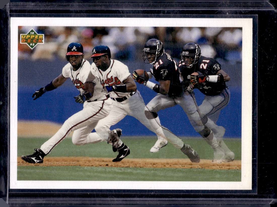 Deion Sanders Prime Time's Two 1991 Upper Deck #SP3 Braves, Falcons (1 of 2)