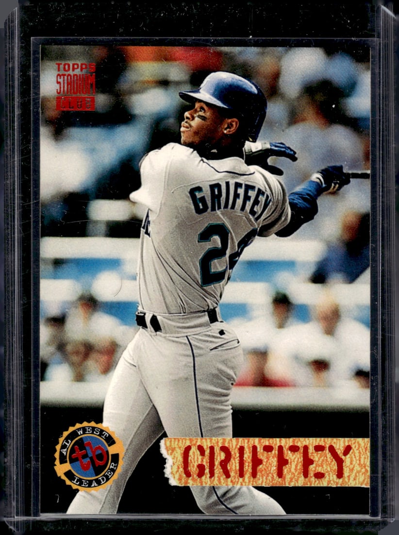 Ken Griffey Jr. 1994 Topps Stadium Club #529 Seattle Mariners: Topps Baseball MLB Trading & Sports Cards, Sports Cards for Sale Near Me, World Series & Hall of Fame Players Memorabilia, Refractors, X-Fractors, Numbered, SP, SSP, Valuable Auction Memorabilia Lots 