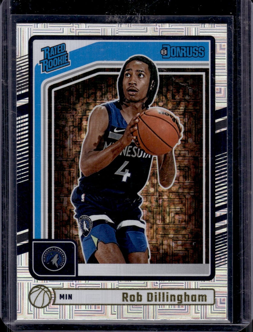 Rob Dillingham Rookie Card Choice 2024-25 Panini Donruss #204 Minnesota Timberwolves: Donruss Basketball NBA Sports & Trading Cards, SP, SSP, NBA Championship & Hall of Fame Player Cards, Valuable Auction Memorabilia Lots Sold On Line, Sports Cards for Sale Near Me