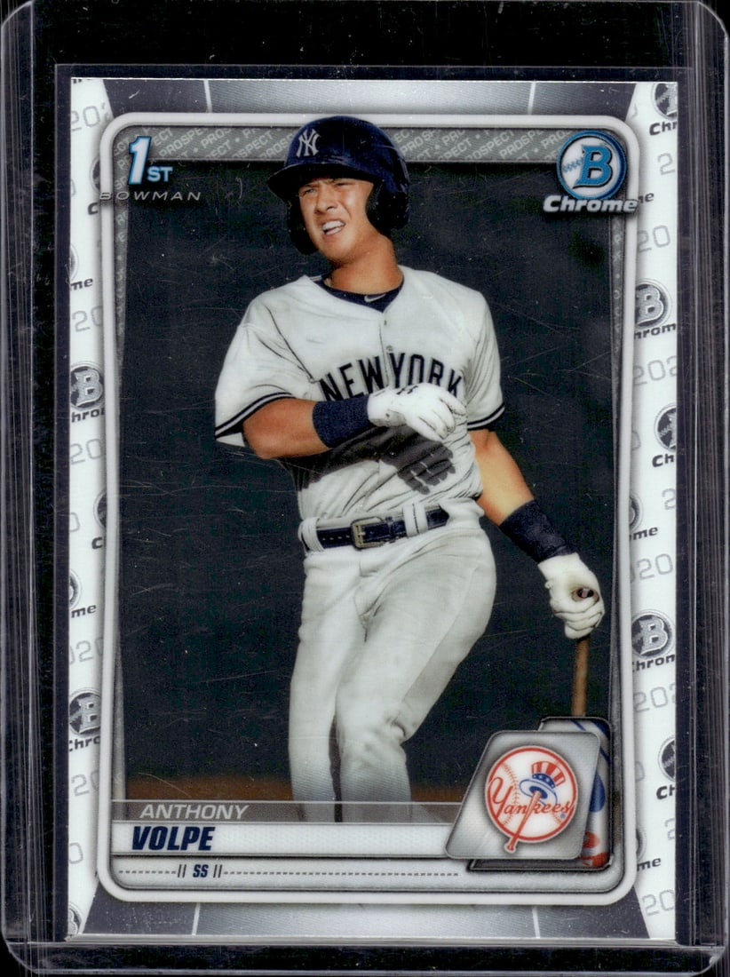 Anthony Volpe 1st Bowman 2020 Bowman Chrome #BCP-139 New York Yankees (1 of 2)
