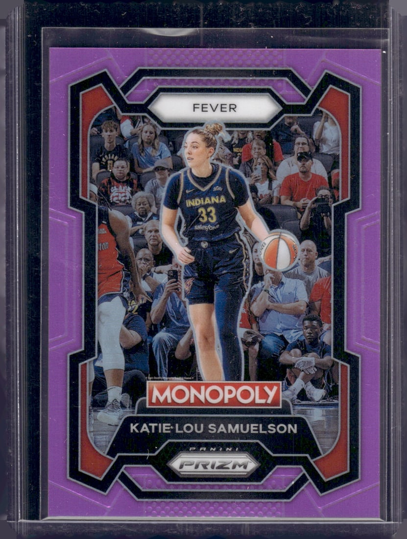 Katie Lou Samuelson Pink Prizm /149 2024 Panini Prizm WNBA Monopoly #35: Panini Select, Prizm, Mosaic, Contenders, Revolution, Phoenix, NBA Hoops, Rookie NFL Sports Trading Cards, Silver, SP, SSP, Wave Prizms, Numbered Cards, Basketball sports Cards for Sale Near Me, NBA C