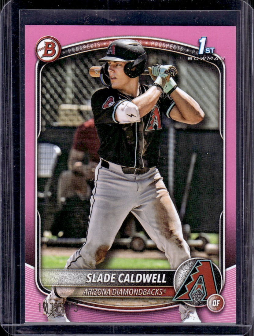 Slade Caldwell 1st Bowman Pink /175 2025 Bowman #BP-21 Arizona Diamondbacks (1 of 2)