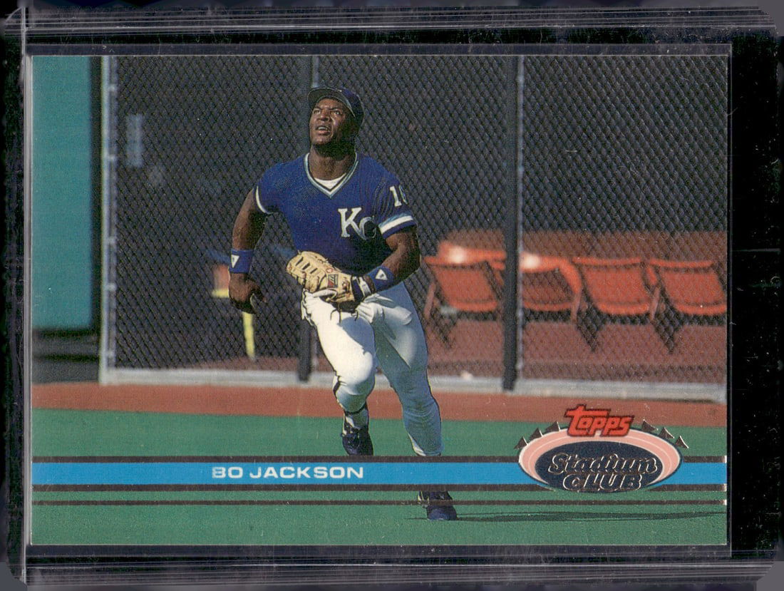 Bo Jackson 1991 Topps Stadium Club #224 Kansas City Royals (1 of 2)