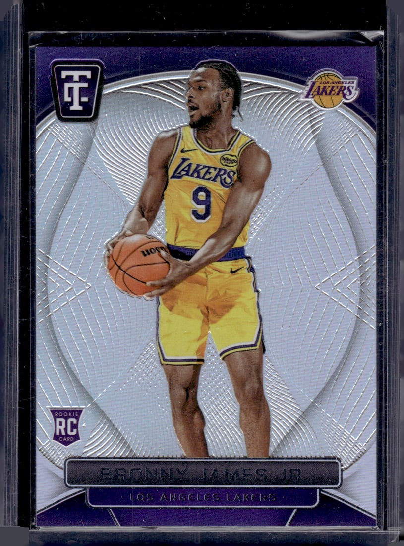 Bronny James Jr. Rookie Card 2024-25 Totally Certified #150 Los Angeles Lakers: Panini Select, Prizm, Mosaic, Contenders, Revolution, Phoenix, NBA Hoops, Rookie NFL Sports Trading Cards, Silver, SP, SSP, Wave Prizms, Numbered Cards, Basketball sports Cards for Sale Near Me, NBA C