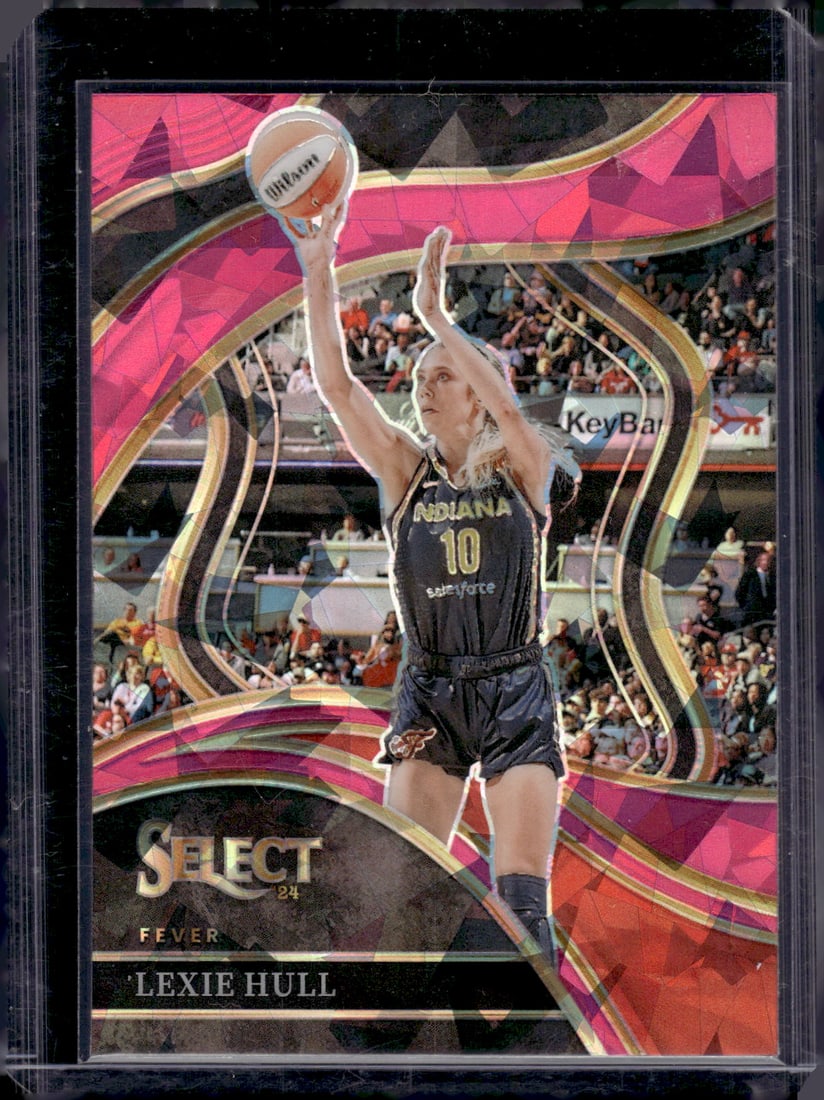 Lexie Hull Courtside Pink Cracked Ice 2024 Panini Select WNBA #232 Indiana Fever (1 of 2)