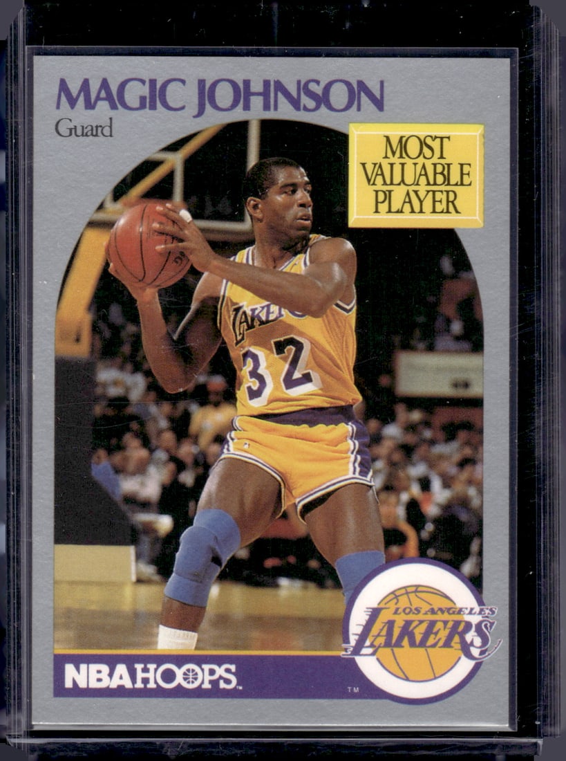 Magic Johnson MVP 1990-91 NBA Hoops #157 Lakers (1 of 2)