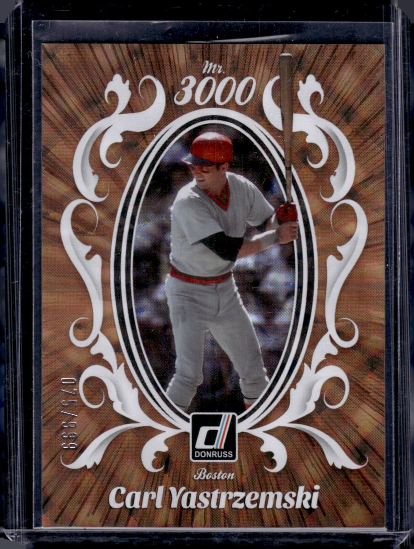 Carl Yastrzemski Mr. 3000 /999 2023 Panini Donruss #M3K-15 Boston Red Sox (1 of 2)