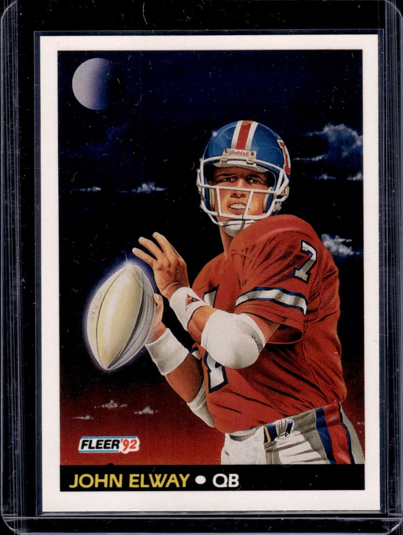 John Elway Pro Vision 1992 Fleer #471 Denver Broncos (1 of 2)