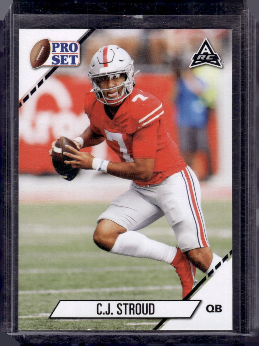 Cj Stroud Rookie Card 2021 Pro Set #02 Ohio State Buckeyes (1 of 2)
