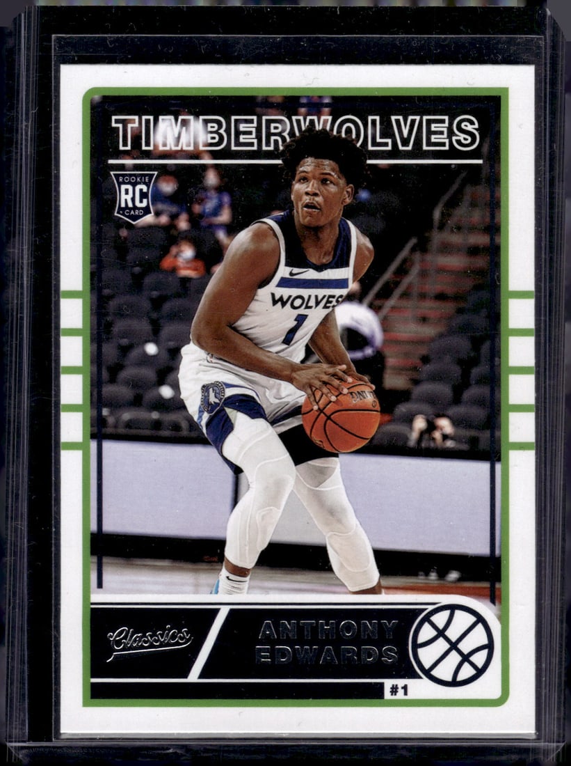 Anthony Edwards Rookie Card 2020-21 Chronicles Classics #635 Minnesota Timberwolves (1 of 2)