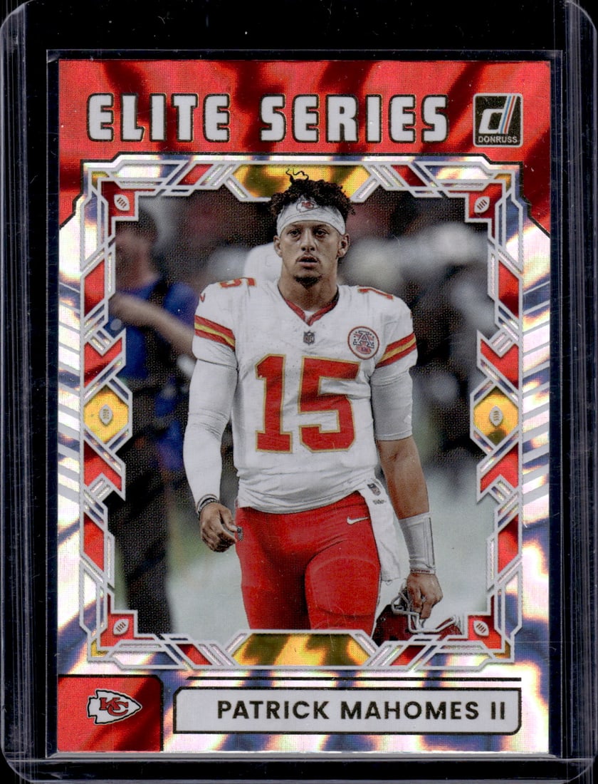 Patrick Mahomes Elite Series 2025 Panini Donruss #TES-PMA Kansas City Chiefs (1 of 2)