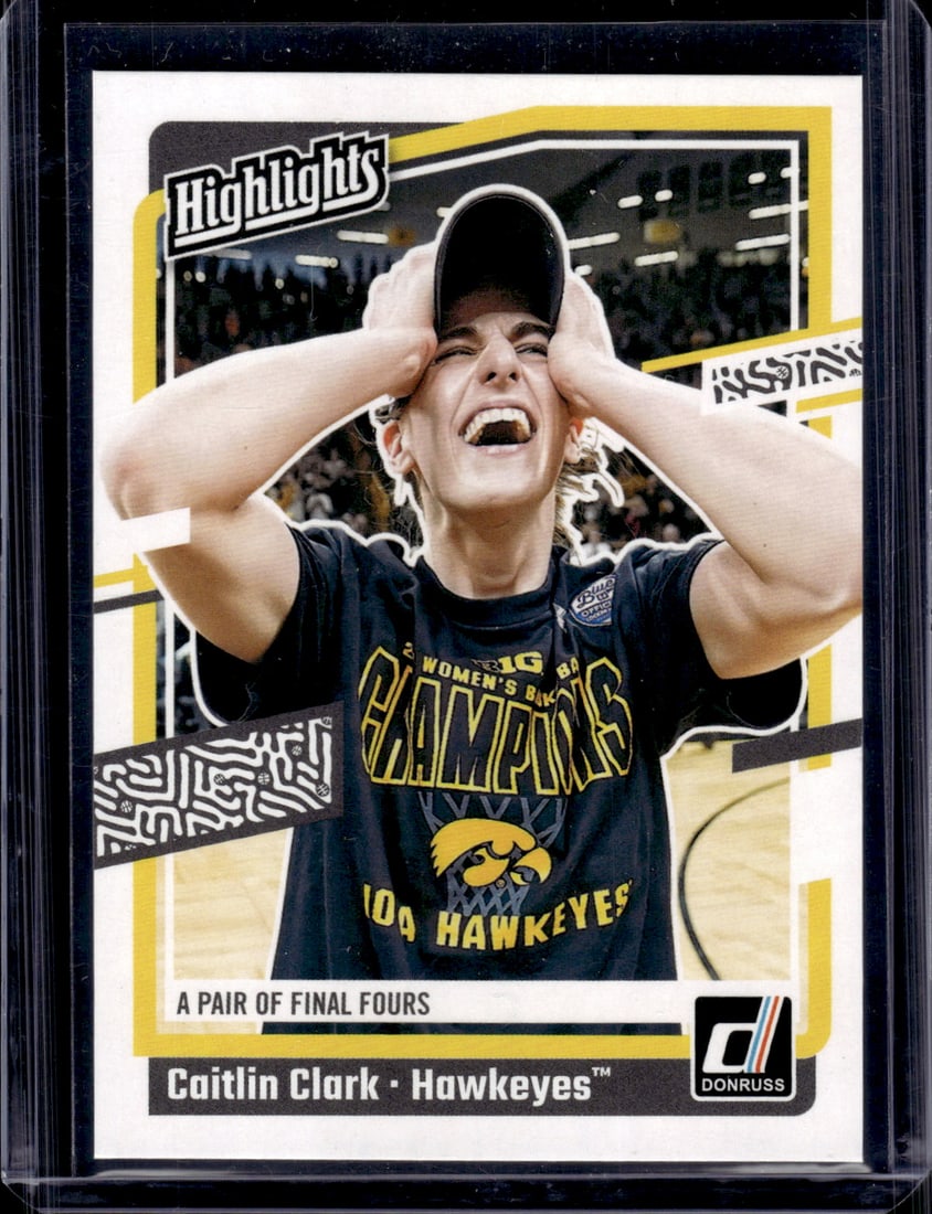 Caitlin Clark Highlights 2024 Panini Caitlin Clark Collection #H8 Iowa Hawkeyes, Fever: Panini Select, Prizm, Mosaic, Contenders, Revolution, Phoenix, NBA Hoops, Rookie NFL Sports Trading Cards, Silver, SP, SSP, Wave Prizms, Numbered Cards, Basketball sports Cards for Sale Near Me, NBA C