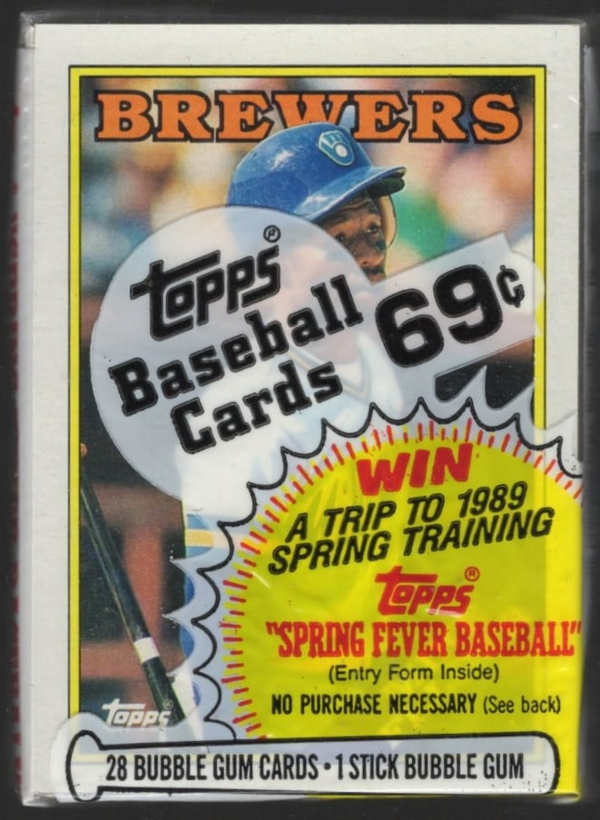 1988 Topps Series 1 Vintage Baseball Card CELLO RETAIL BOX PACK Sports Cards (1 of 2)