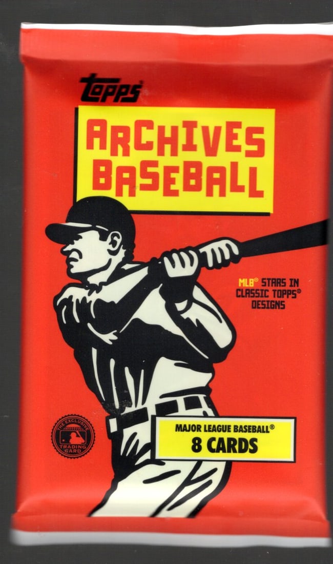 2024 Topps Archives Baseball BLASTER BOX PACK - Paul Skenes, Elly De La Cruz Rookie Cards (1 of 1)