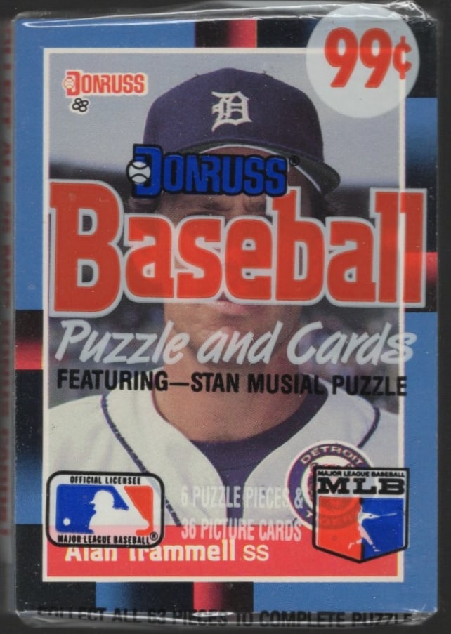 1988 Donruss Vintage Series 1 Baseball CELLO RETAIL BOX PACK, Sports Card (1 of 2)