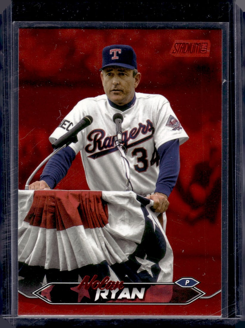 Nolan Ryan Red Foil 2024 Topps Stadium Club #108 Texas Rangers: Topps Baseball MLB Trading & Sports Cards, Sports Cards for Sale Near Me, World Series & Hall of Fame Players Memorabilia, Refractors, X-Fractors, Numbered, SP, SSP, Valuable Auction Memorabilia Lots 